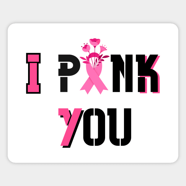 Breast Cancer Awareness Magnet by Introvert Home 